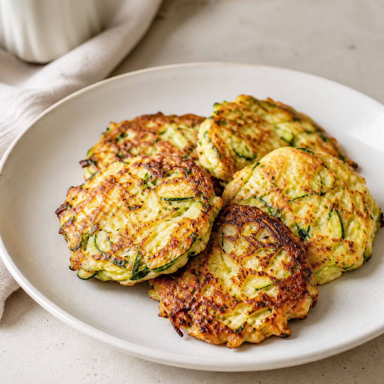 Zucchini-Halloumi-Rösti