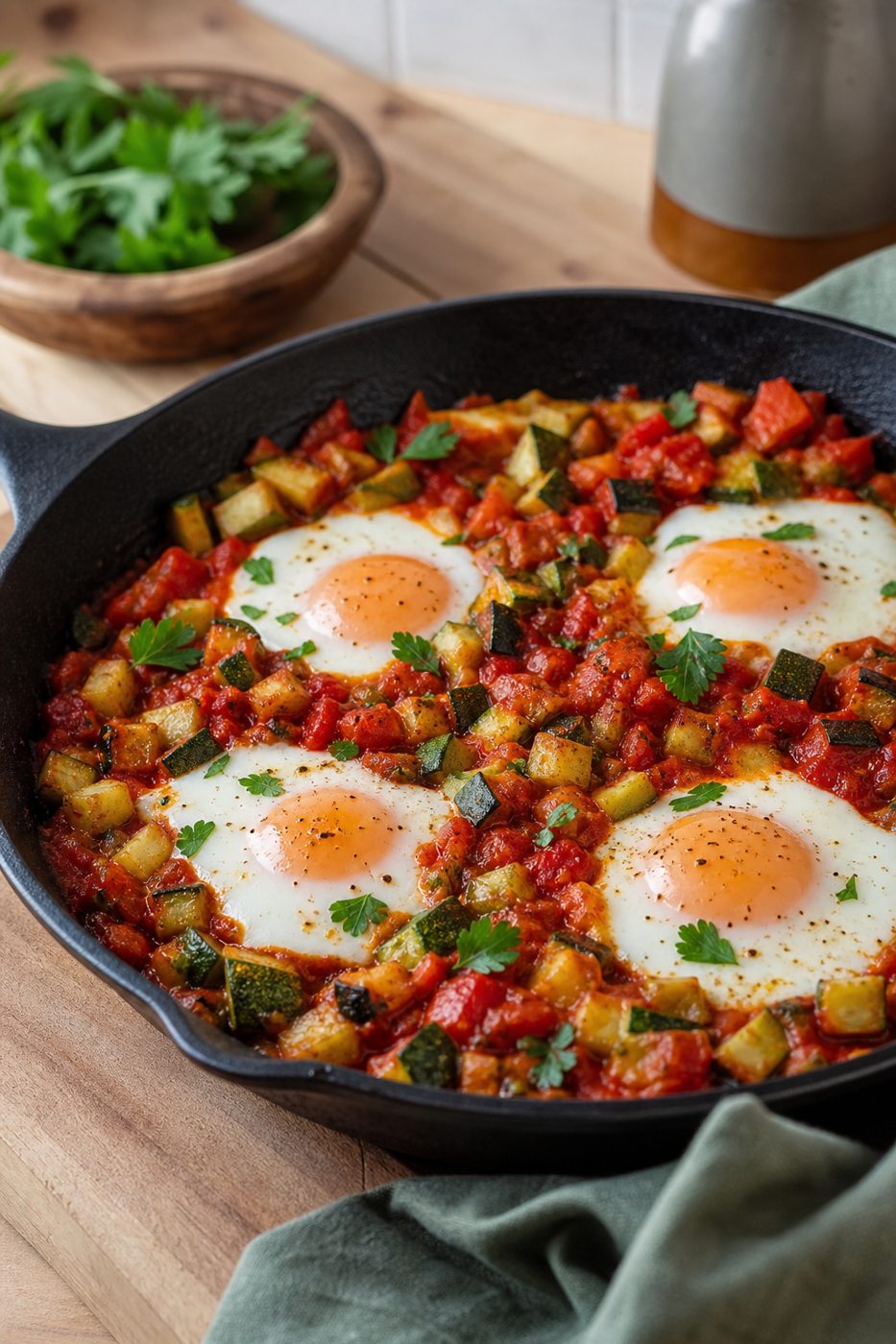 Zucchini-Shakshuka