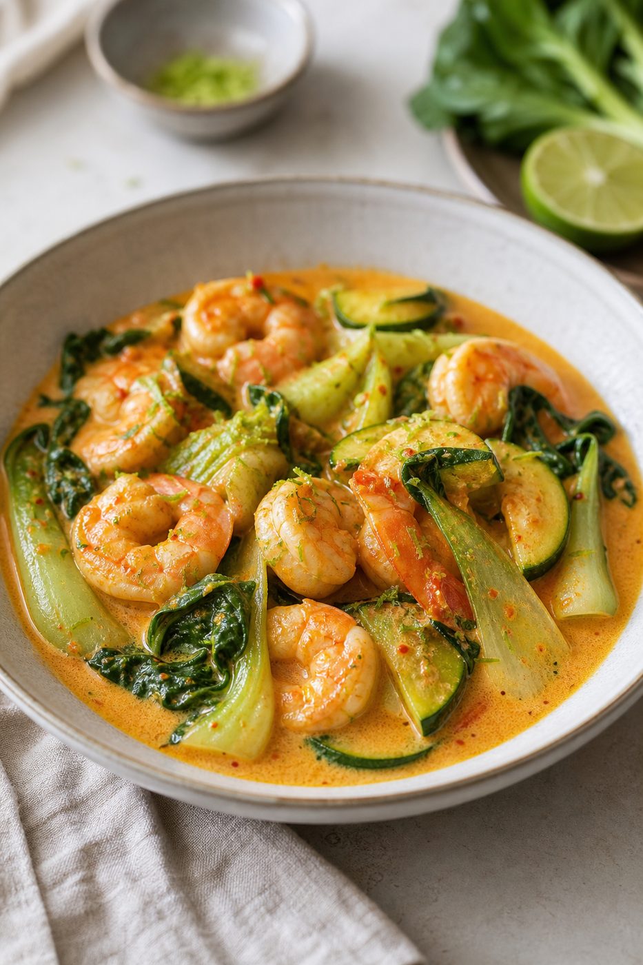 Garnelen-Kokos-Curry