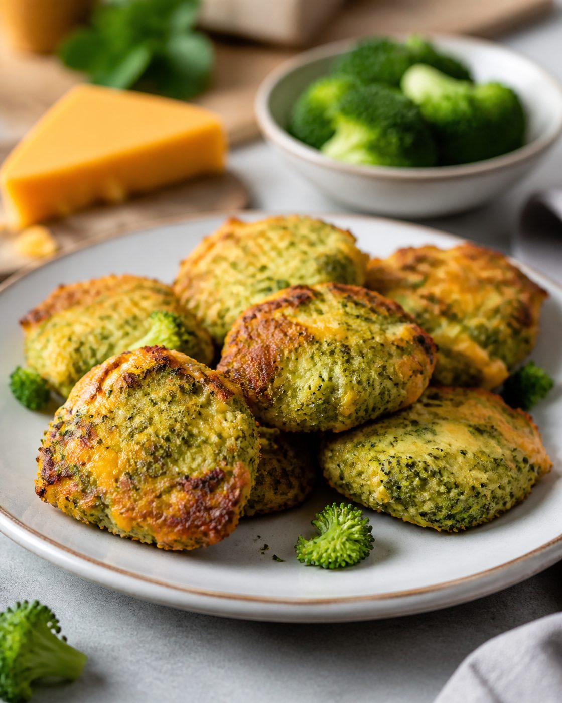 Brokkoli-Cheddar-Bites