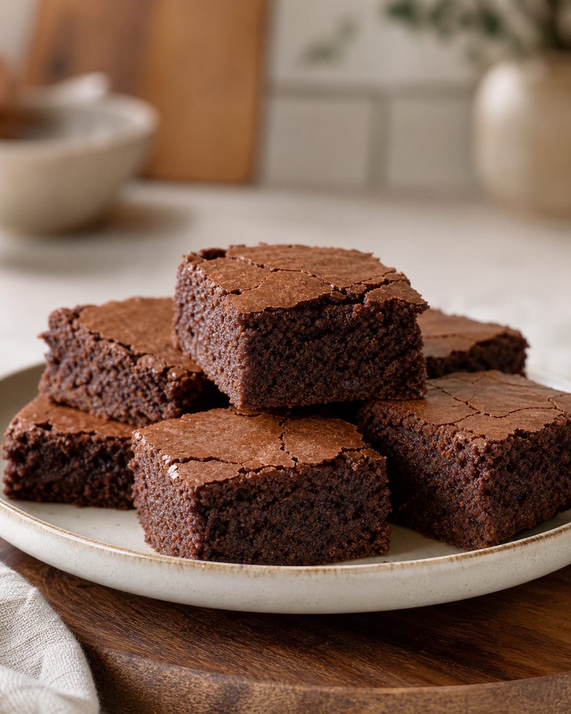 Mandelmus-Brownies