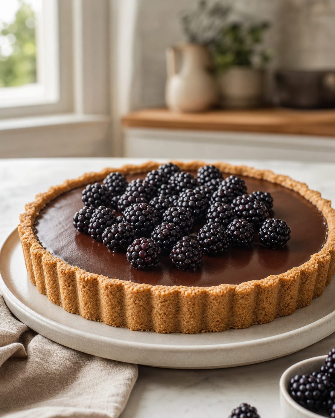 Brombeer-Schoko-Tarte