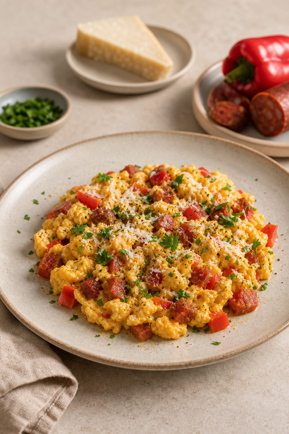 Chorizo-Paprika-Rührei