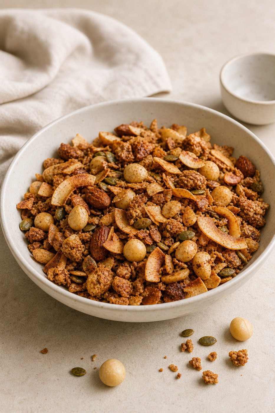 Macadamia-Zimt-Granola