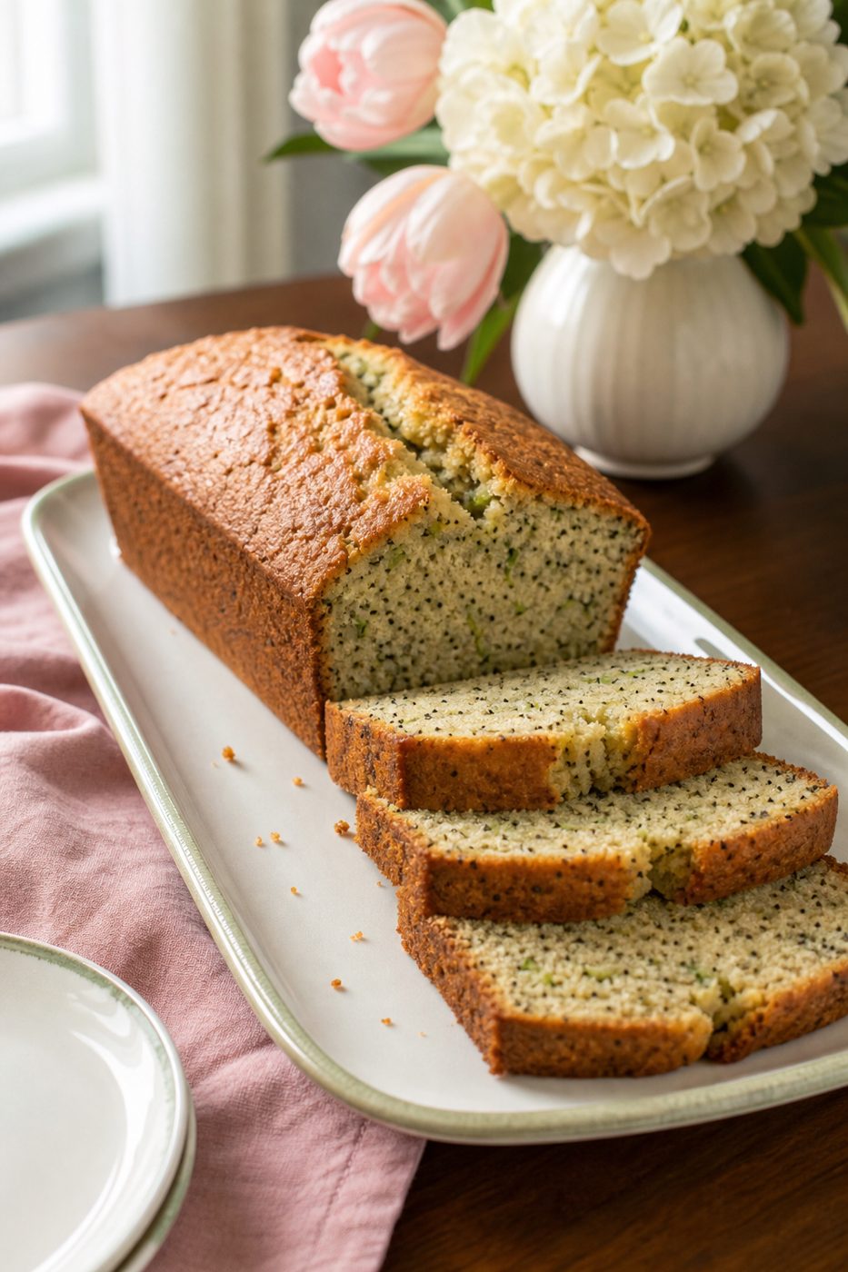 Zucchini-Mohn-Frühstückskuchen