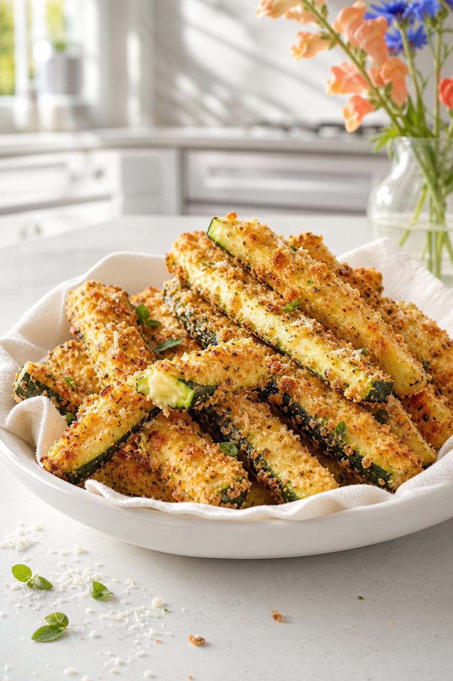 Parmesan-Zucchini-Sticks