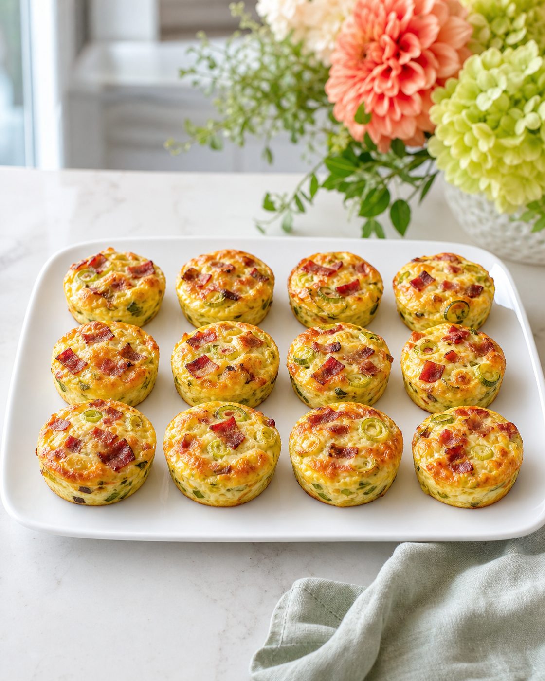 Mini-Quiches mit Lauch und Bacon