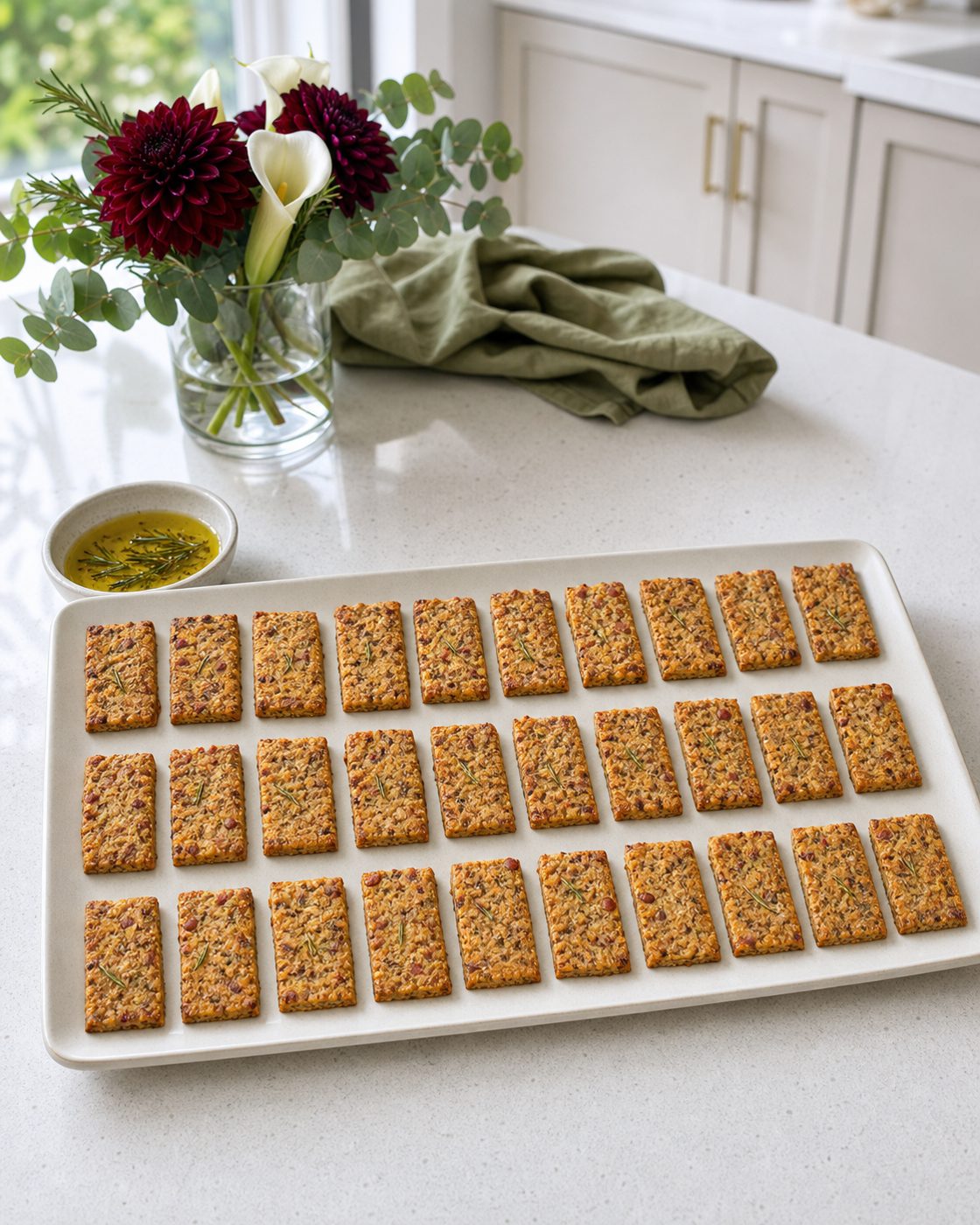 Pekan-Rosmarin-Cracker