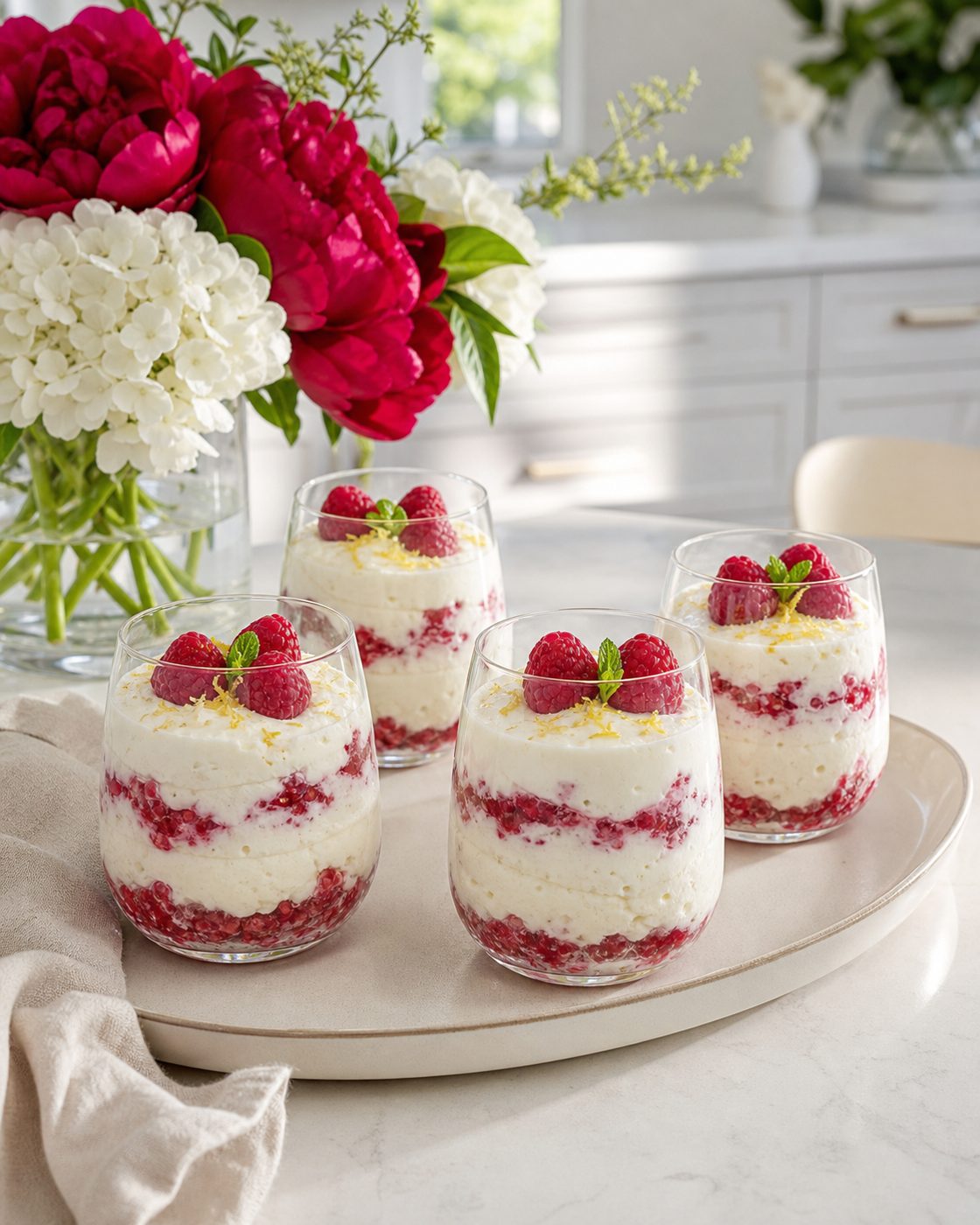 Himbeer-Cheesecake-Mousse