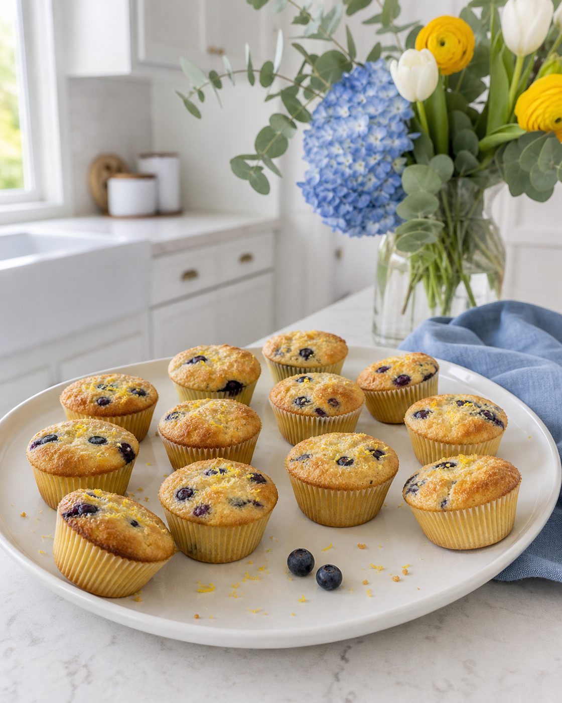 Heidelbeer-Ricotta-Cupcakes