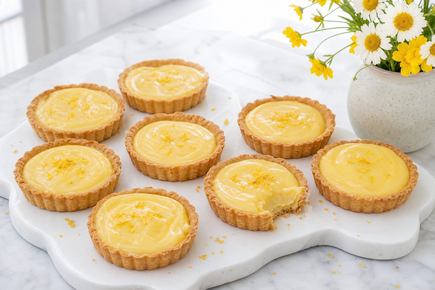 Keto-Zitronencreme-Tartelettes