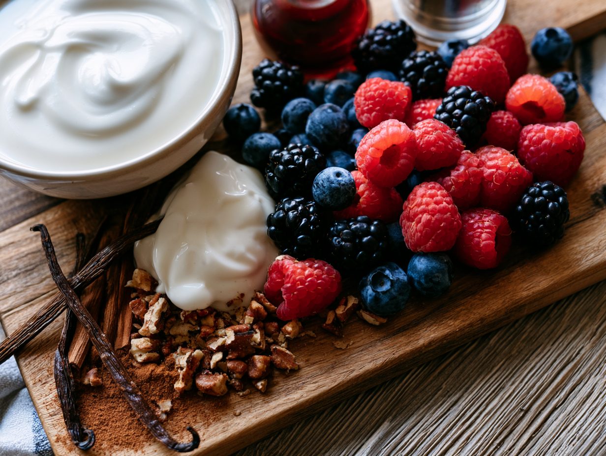 Zutaten Beeren-Joghurt