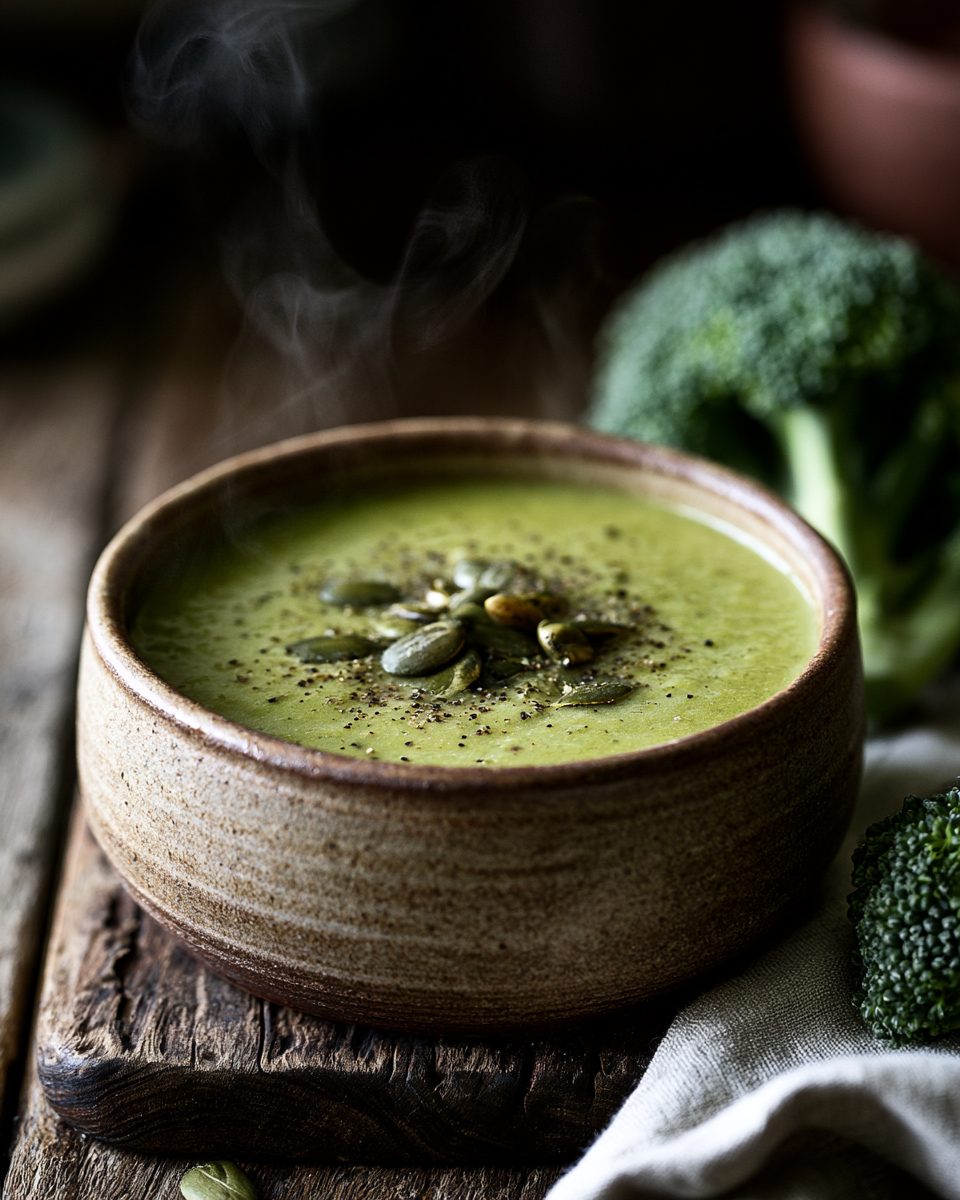 Cremige Brokkolisuppe