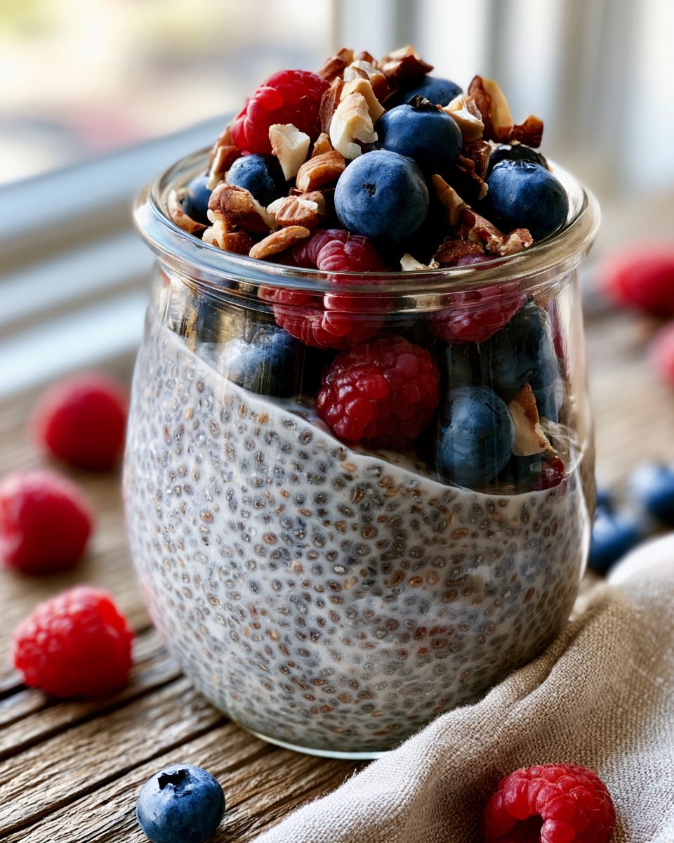 Chia-Pudding ohne Zucker
