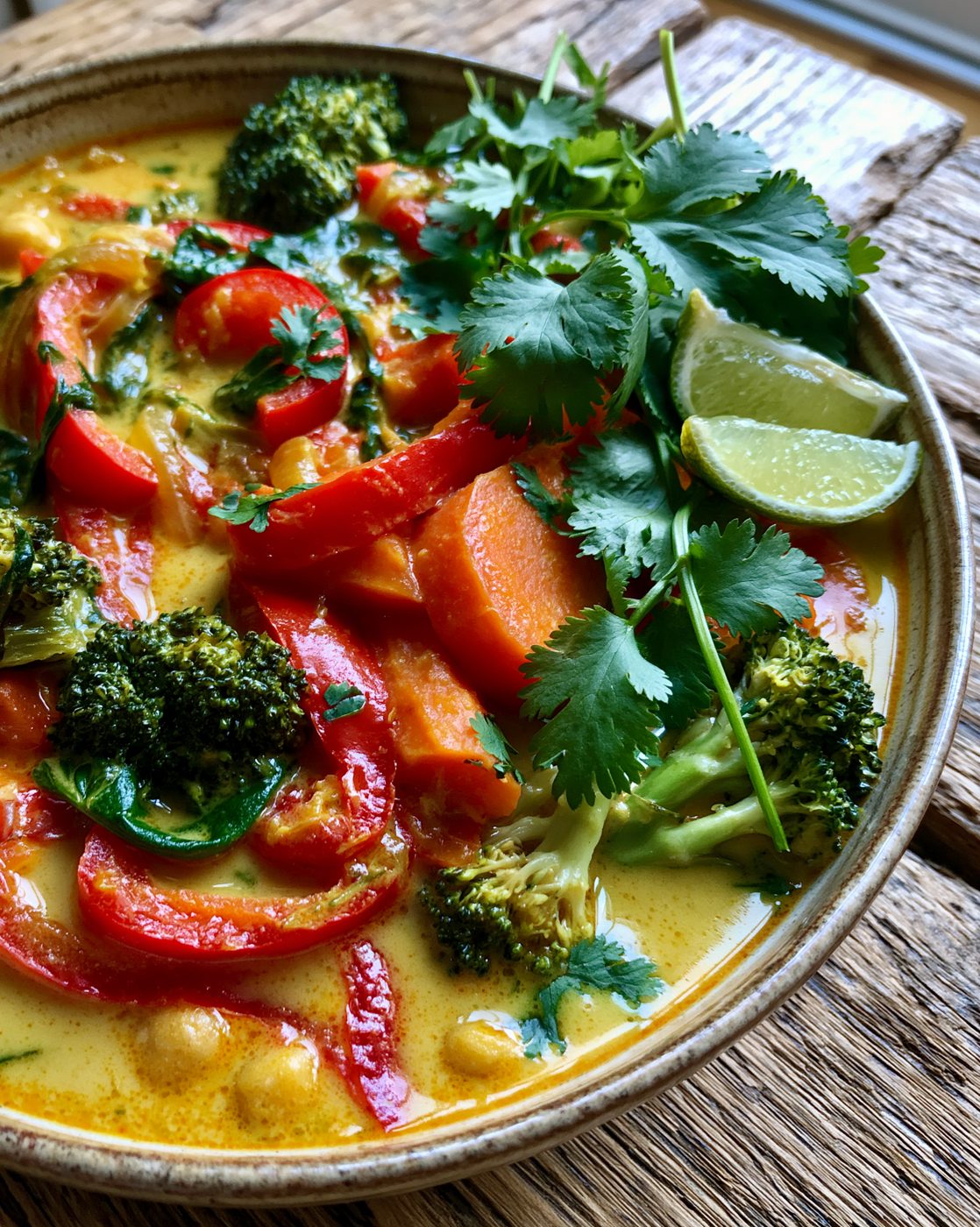 Gemüse-Curry mit Kokosmilch