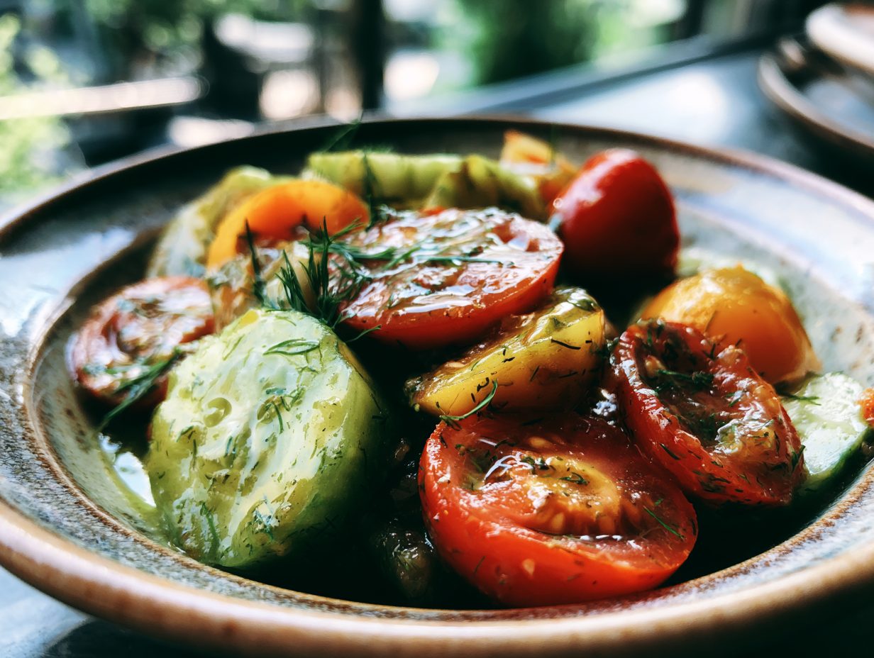 Schritt 2: Tomaten und Zwiebel dazugeben.