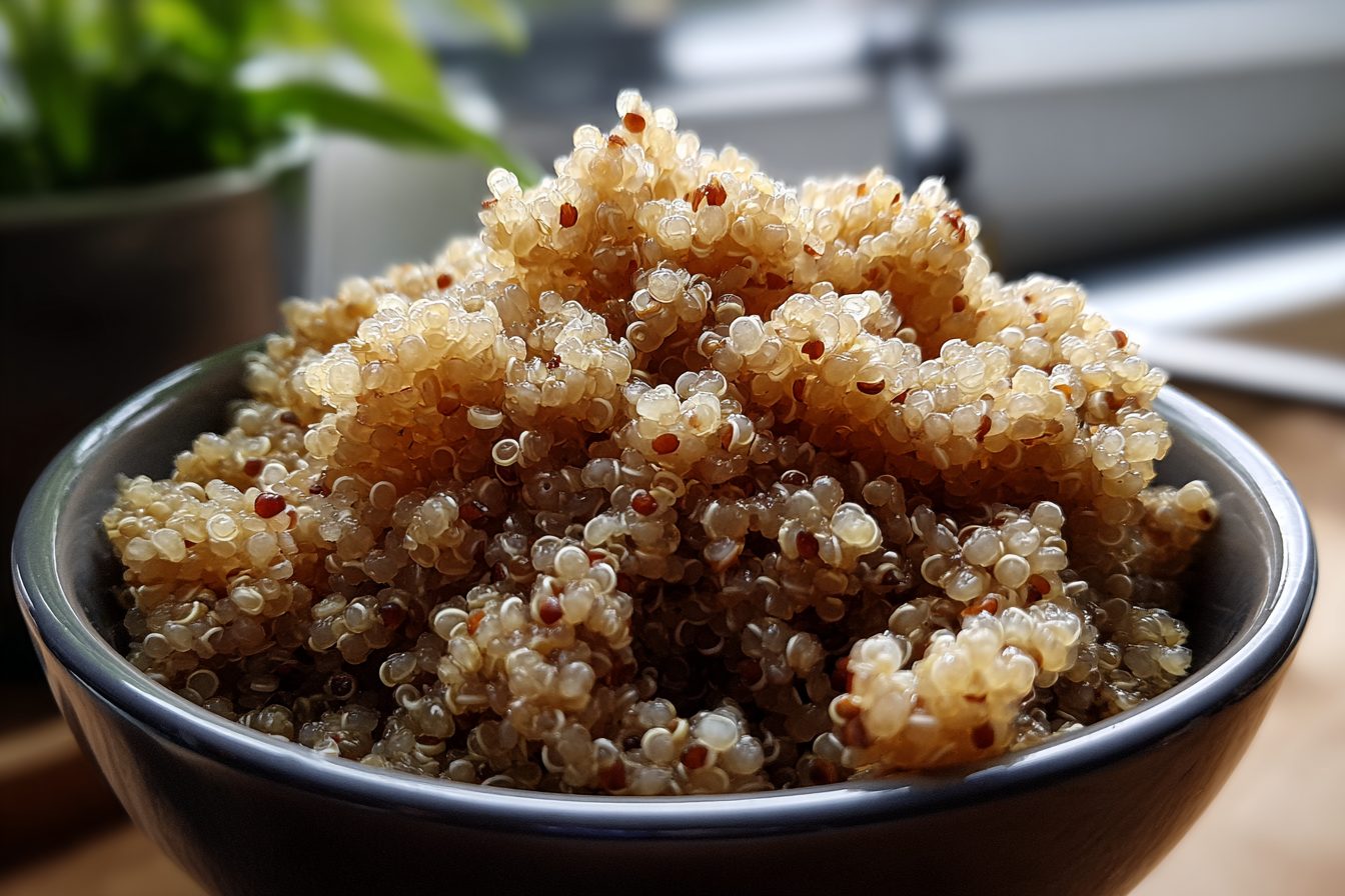 Schritt 1: Quinoa gründlich abspülen und nach Packungsanweisung garen, dann abkühlen lassen.