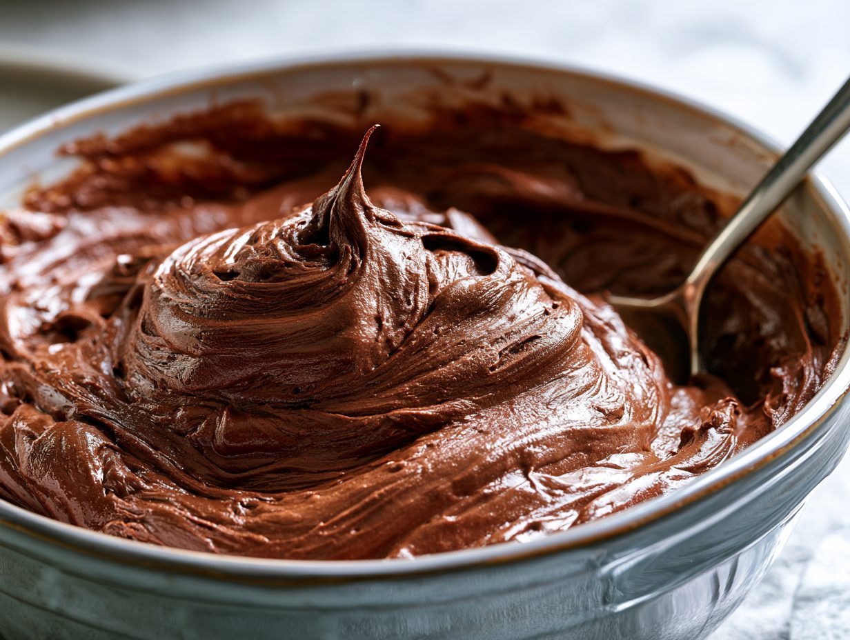 Schritt 2: Mit Skyr zu einer dicken, cremigen Masse verrühren.
