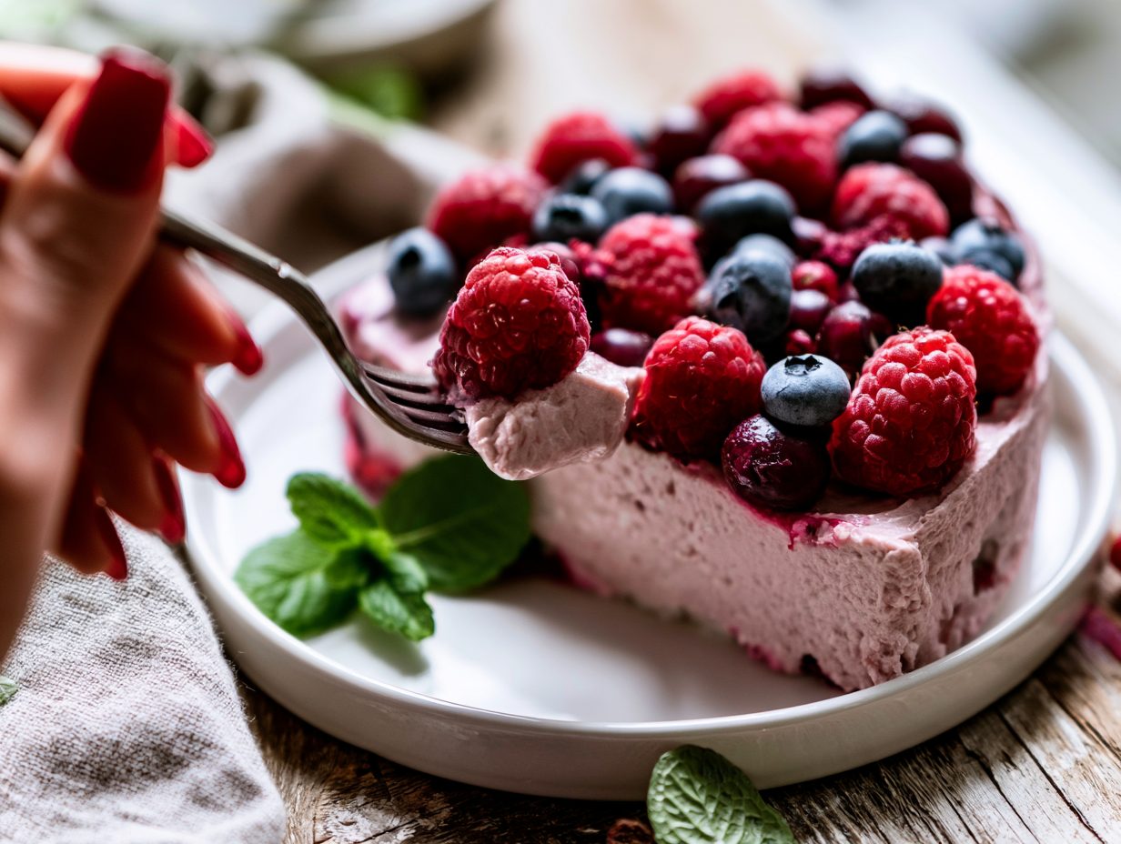 Himbeer-Sernik ohne Backen