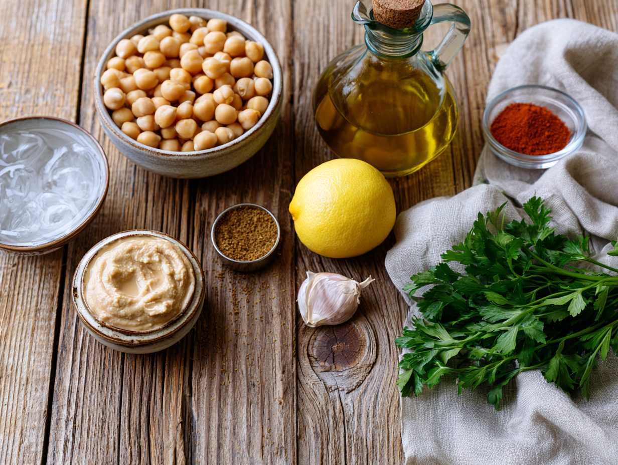 Zutaten Cremiger Hummus (extra samtig)