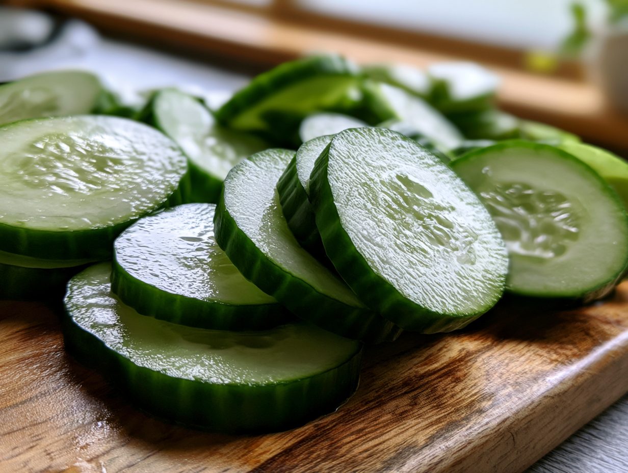 Schritt 3: Creme auf die Gurke streichen, Lachs darauf.