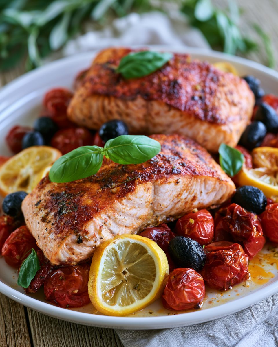 Mediterraner Ofen-Lachs
