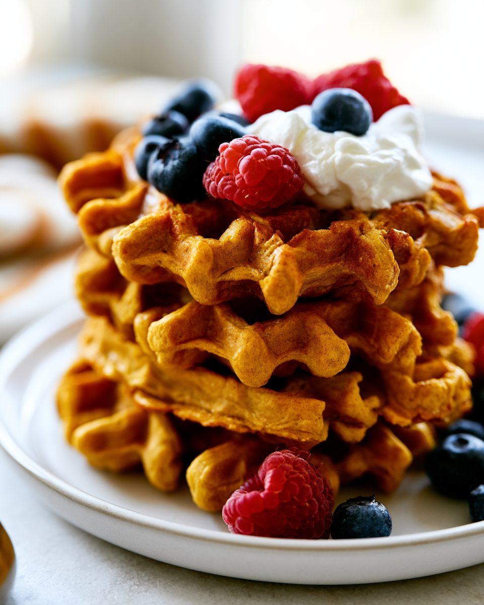 Protein-Waffeln ohne Zucker