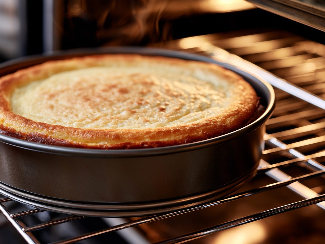 Schritt 5: Backen und langsam im Ofen auskühlen lassen.