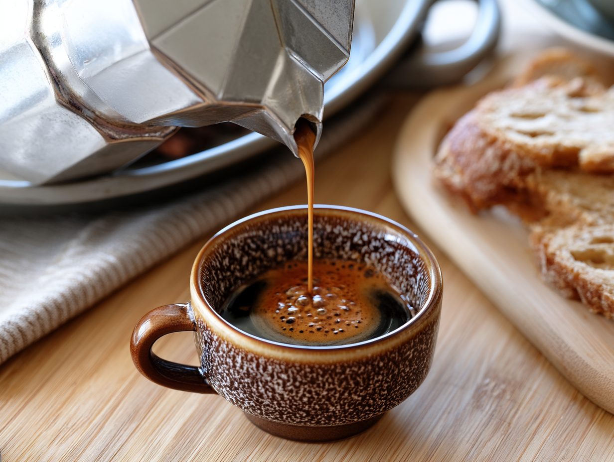 Schritt 1: Starken Espresso kochen und abkühlen lassen.