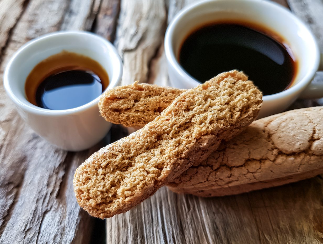 Schritt 4: Biskuits und Creme in Gläsern schichten.