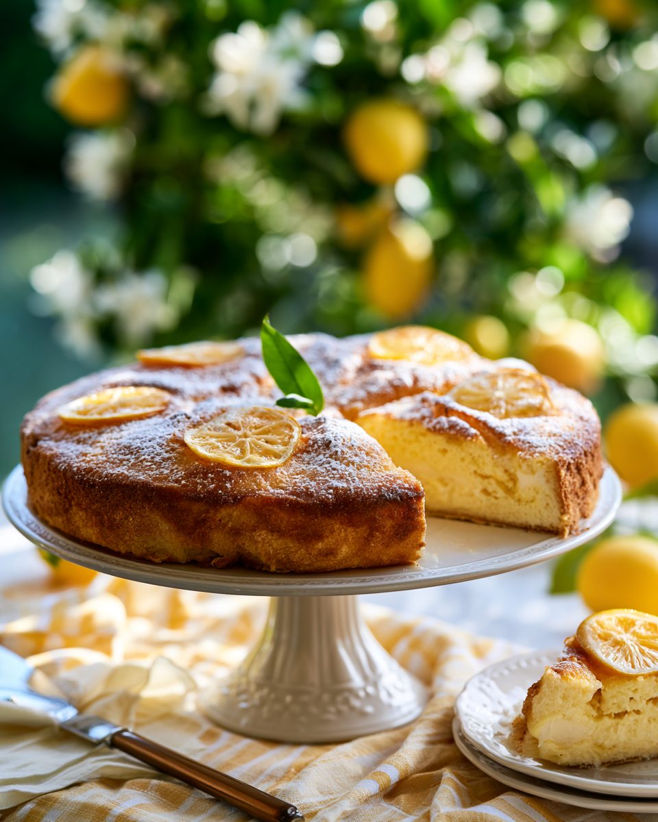 Zitronen-Ricotta-Kuchen